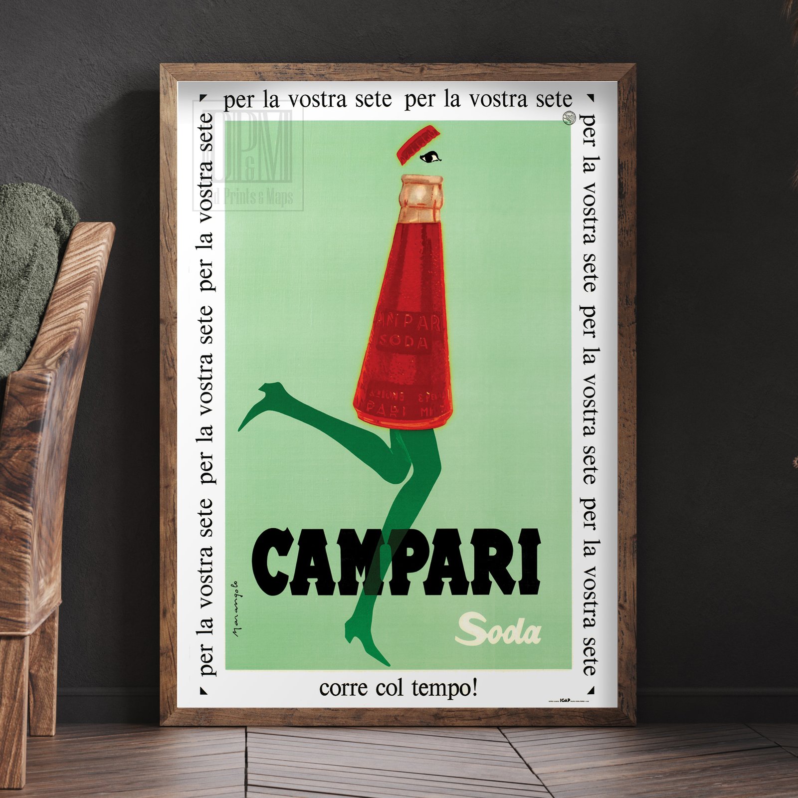 Campari Soda | Franz Marangolo | 1968 | Vintage Ads | Wall Art